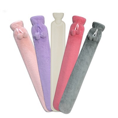 Ilgas karšto vandens butelis Dirbtinio kailio